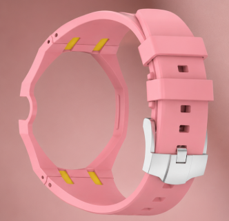 Macaron Pink Wrist Strap for AP × Swatch Royal Pop OTG ROZ